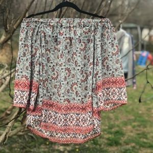 Off the shoulder top!